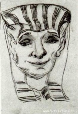 Masker van een Egyptische mummie Masker van een Egyptische mummie