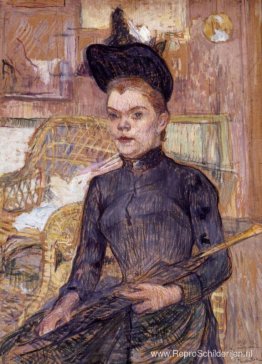 Vrouw met zwarte hoed, Berthe la Sourde Vrouw met zwarte hoed, Berthe la Sourde