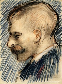 Hoofd van een man (mogelijk Theo van Gogh) Hoofd van een man (mogelijk Theo van Gogh)