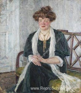 Portret van Zinaida Kozjoechovskaja Portret van Zinaida Kozjoechovskaja