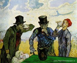 De drinkers (naar Daumier) De drinkers (naar Daumier)