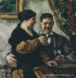 Zelfportret met vrouw Zelfportret met vrouw