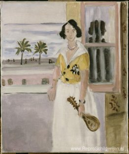 Vrouw met mandoline Vrouw met mandoline