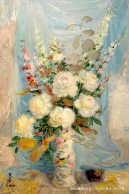 Witte pioenrozen Witte pioenrozen