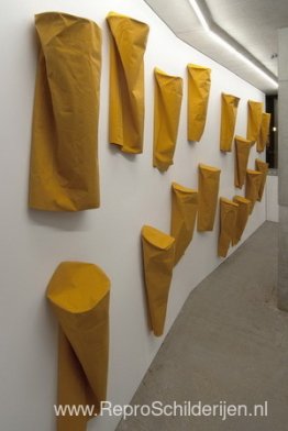 24 gele kolommen 24 gele kolommen