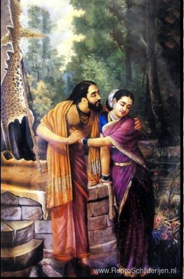 Arjuna en Subhadra Arjuna en Subhadra