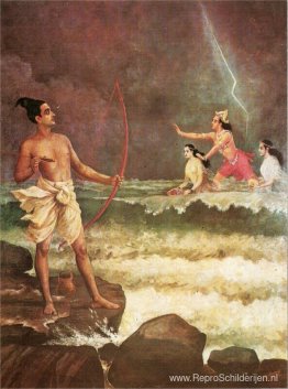 Sri Rama overwint de zee Sri Rama overwint de zee