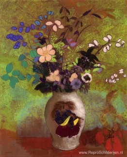 Vaas met Japanse krijger Vaas met Japanse krijger