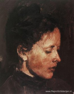 Portret van Olga Serova Portret van Olga Serova