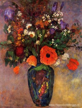 Vaas met bloemen Vaas met bloemen