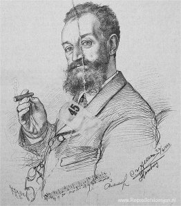 Portret van Karl Millöcker Portret van Karl Millöcker