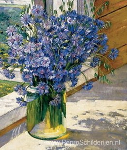 Korenbloemen in een zonnestraal Korenbloemen in een zonnestraal
