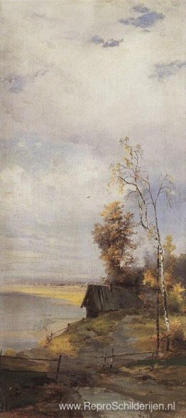 Landschap met een huis Landschap met een huis