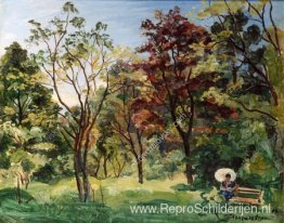 In de tuin. Zonnige dag. In de tuin. Zonnige dag.