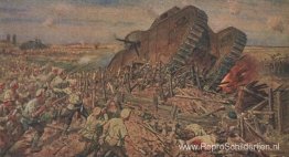 De verovering van een tank nabij Kakhovka De verovering van een tank nabij Kakhovka