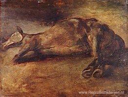 Studie voor dood paard Studie voor dood paard