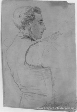 Portret van James Caroll Beckwith Portret van James Caroll Beckwith