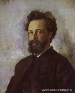 Portret van Sergei Chokolov Portret van Sergei Chokolov