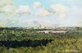 Uitzicht op het Novodevitsji-klooster Uitzicht op het Novodevitsji-klooster