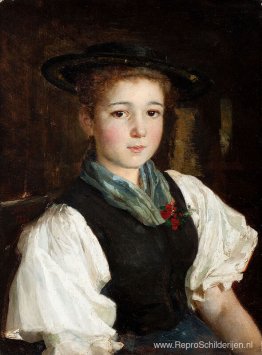 Portret van een meisje Portret van een meisje