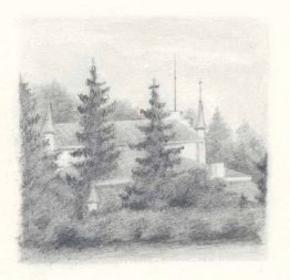 Uitzicht op het landgoed Izvara Uitzicht op het landgoed Izvara