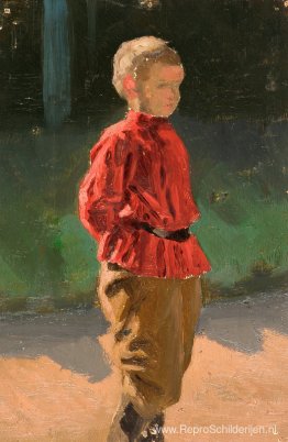 Studie van jongen Studie van jongen