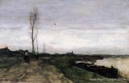 Weg dichtbij het kanaal Weg dichtbij het kanaal
