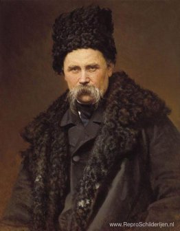 Portret van dichter en kunstenaar Taras Shevchenko Portret van dichter en kunstenaar Taras Shevchenko