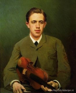 Portret van Nikolaj Kramskoj, de zoon van de kunstenaar Portret van Nikolaj Kramskoj, de zoon van de kunstenaar