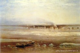 Overstroming van de Wolga bij Yaroslavl Overstroming van de Wolga bij Yaroslavl