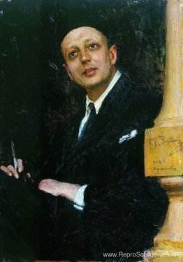 Portret van de dichter Voinov Portret van de dichter Voinov