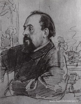 Portret van S. Mamontov Portret van S. Mamontov