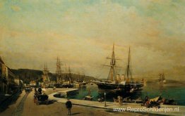 De haven van Volos De haven van Volos