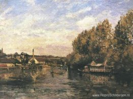 Het kikkerpoel bij Bougival Het kikkerpoel bij Bougival