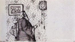 De priester bij de klok De priester bij de klok
