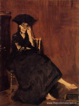 Berthe Morisot met een ventilator Berthe Morisot met een ventilator