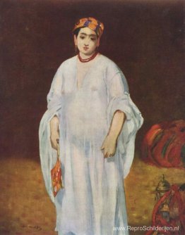 Jonge vrouw in oosterse kledij Jonge vrouw in oosterse kledij