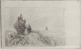 Op het veld. Schemering. Op het veld. Schemering.