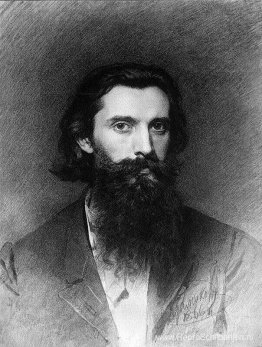 Portret van de kunstenaar Nikolai Dmitrievich Dmitriev-Orenburg Portret van de kunstenaar Nikolai Dmitrievich Dmitriev-Orenburg