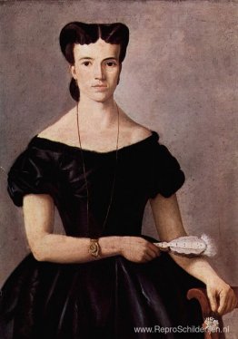 Dame met een waaier Dame met een waaier