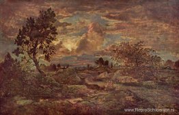 Zonsondergang bij Arbonne Zonsondergang bij Arbonne