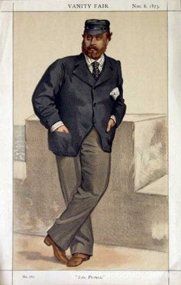 Karikatuur van Edward, Prins van Wales Karikatuur van Edward, Prins van Wales