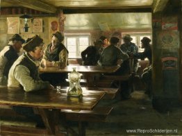 Interieur van een taverne Interieur van een taverne