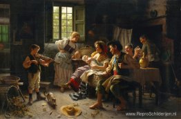 Het bewonderen van de baby Het bewonderen van de baby