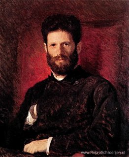 Portret van beeldhouwer Mark Matveevitch Antokolsky Portret van beeldhouwer Mark Matveevitch Antokolsky