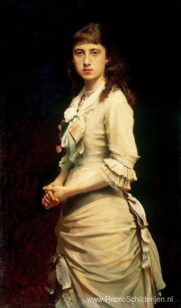 Portret van Sophia Ivanovna Kramskoy, dochter van de kunstenaar Portret van Sophia Ivanovna Kramskoy, dochter van de kunstenaar