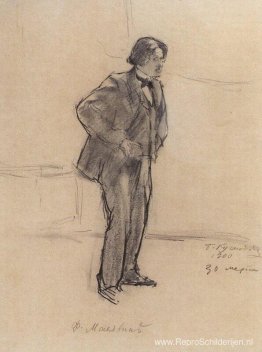 Portret van FA Malyavin Portret van FA Malyavin