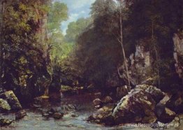 Landschap bij Puits Noir, bij Ornans Landschap bij Puits Noir, bij Ornans