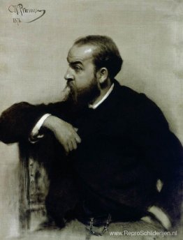 Portret van de kunstenaar R. S. Levitsky Portret van de kunstenaar R. S. Levitsky
