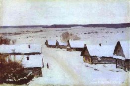 Dorp in de winter Dorp in de winter
